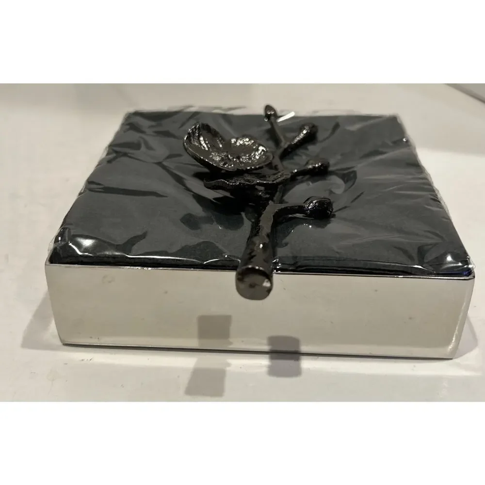 Michael Aram Black Orchid Cocktail Napkin Holder 5.25